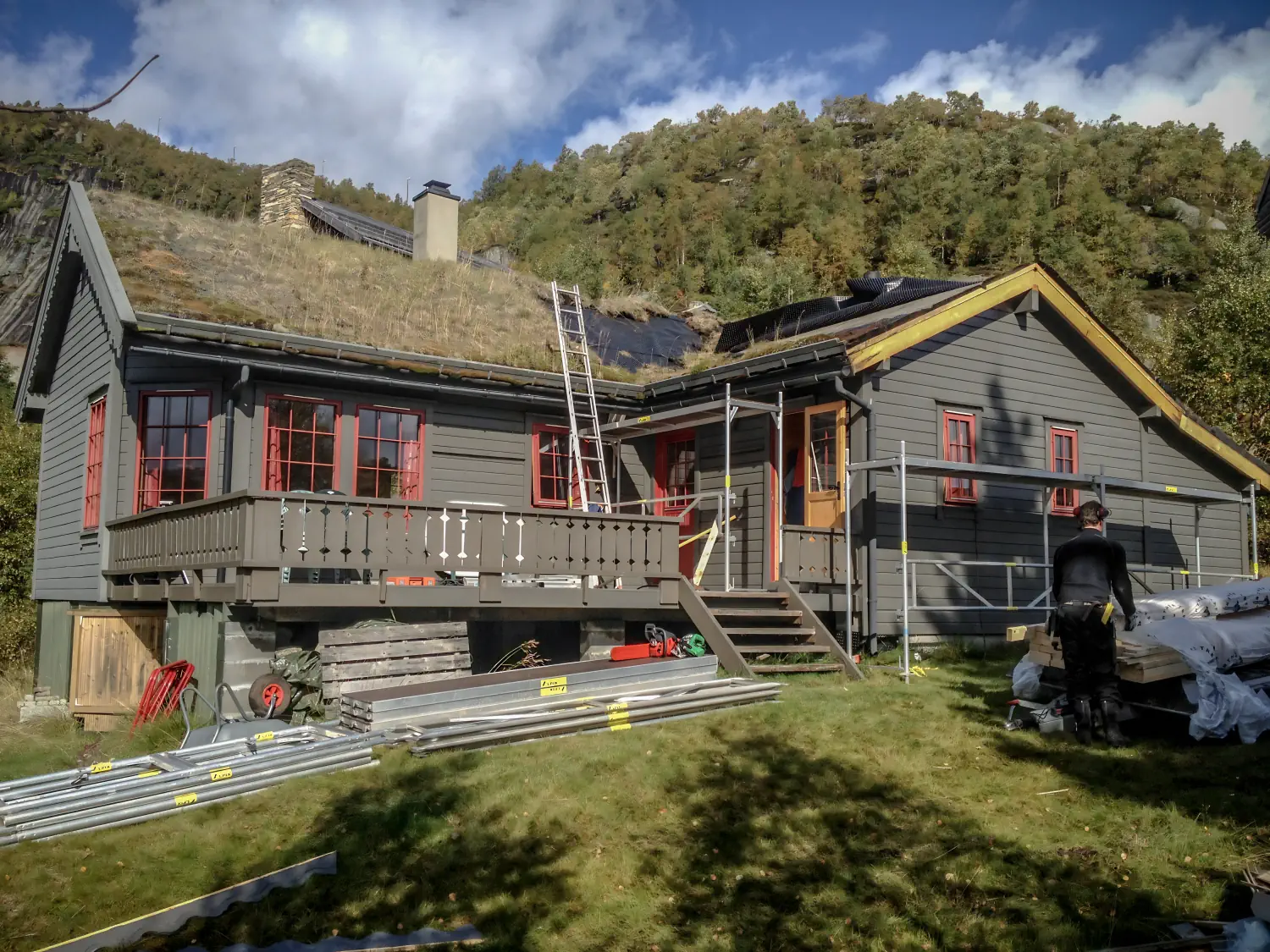 Ombygging hytte Sirdal – renovering av Tveita Bygg